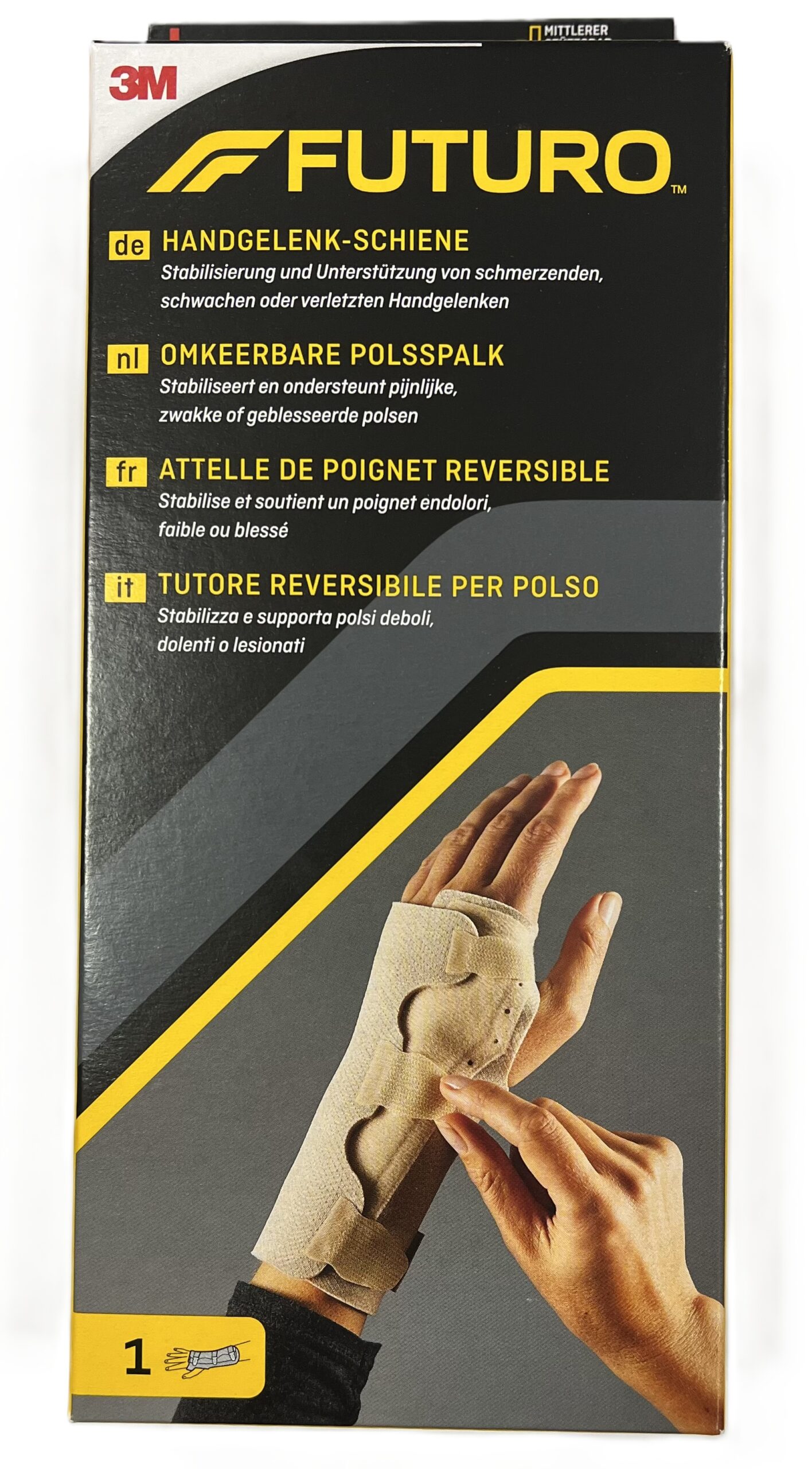 Futuro csuklórögzítő fémsínnel