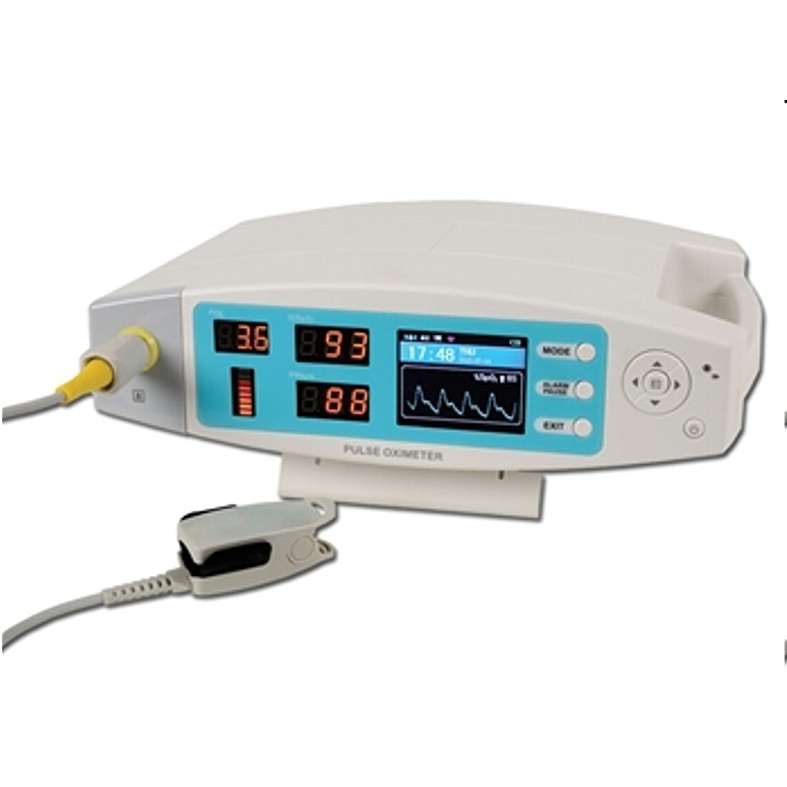 Asztali pulzoximéter OXY-200 monitorral és akkumulátorral