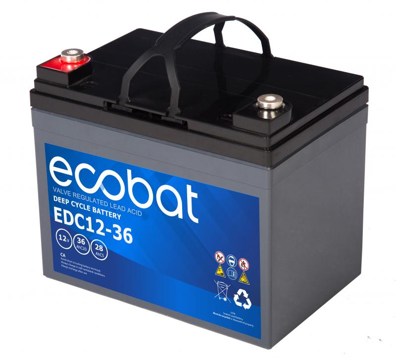 Ecobat gondozásmentes akkumulátor 12 V, 36 Ah EDC