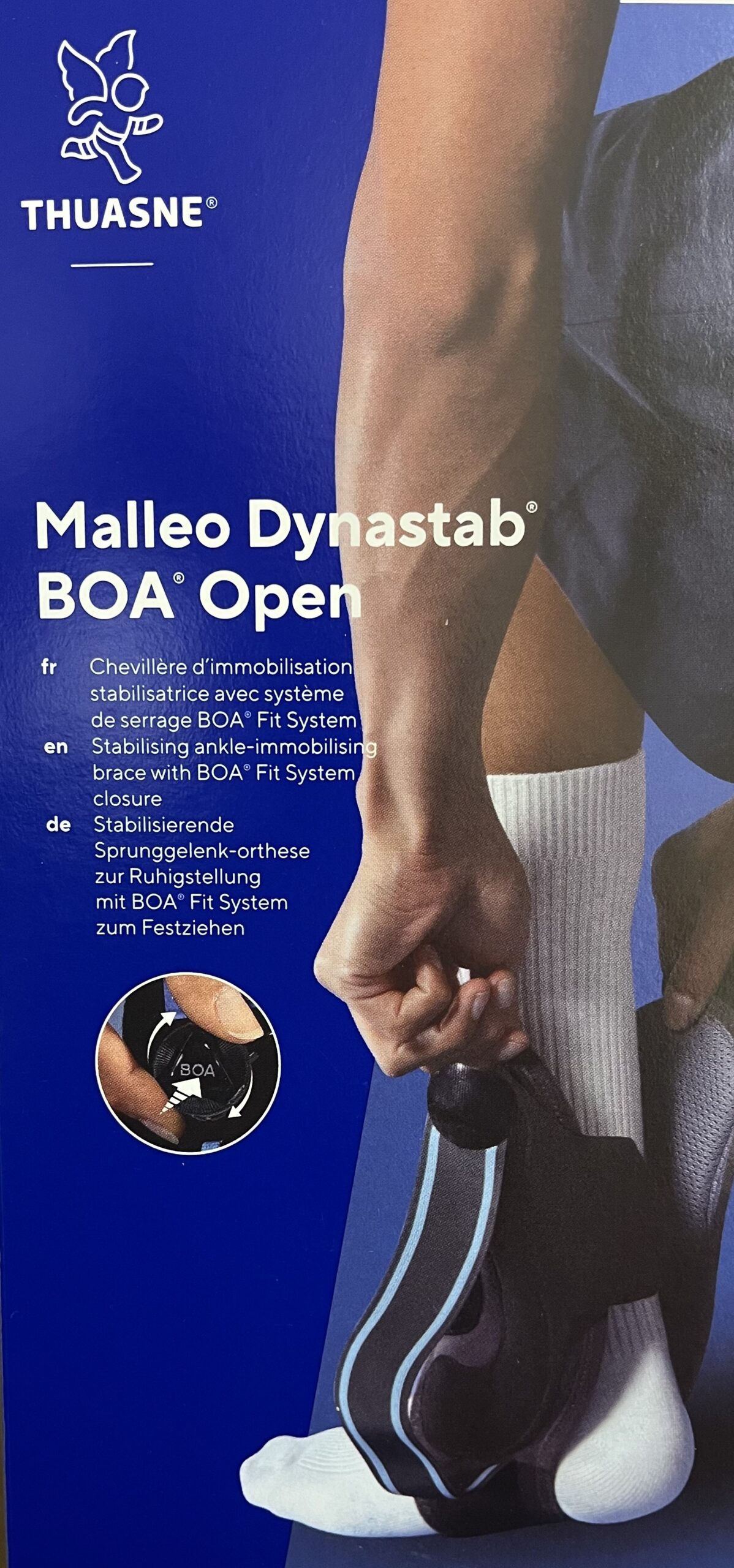 Thuasne Malleo Dynastab BOA nyitott bokarögzítő