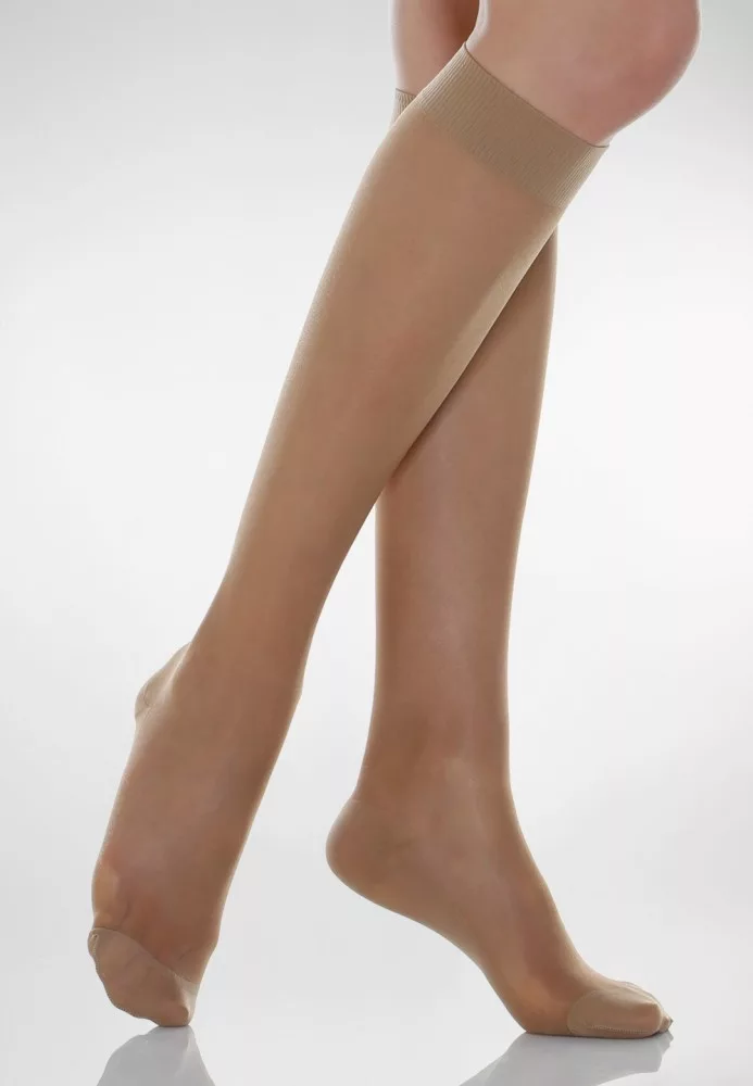 RelaxSan 750 70 den-es térdfix (12-17 Hgmm) sarokkiképzéssel, megerősített talppal