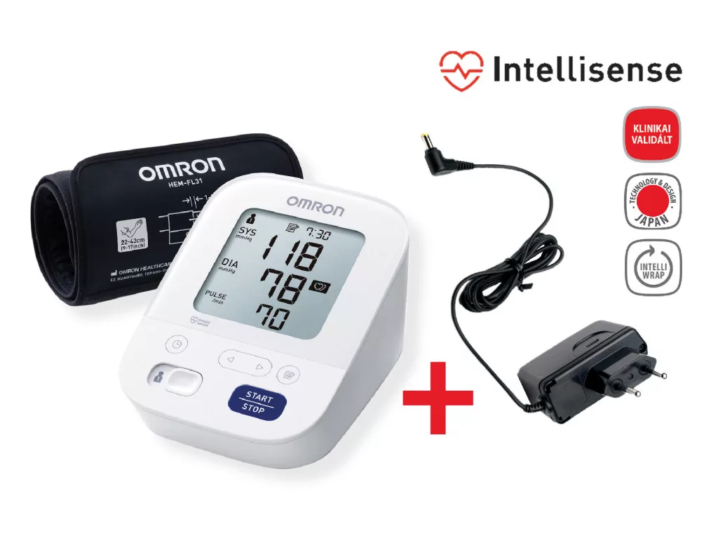 OMRON M3 Comfort Intellisense felkaros vérnyomásmérő
