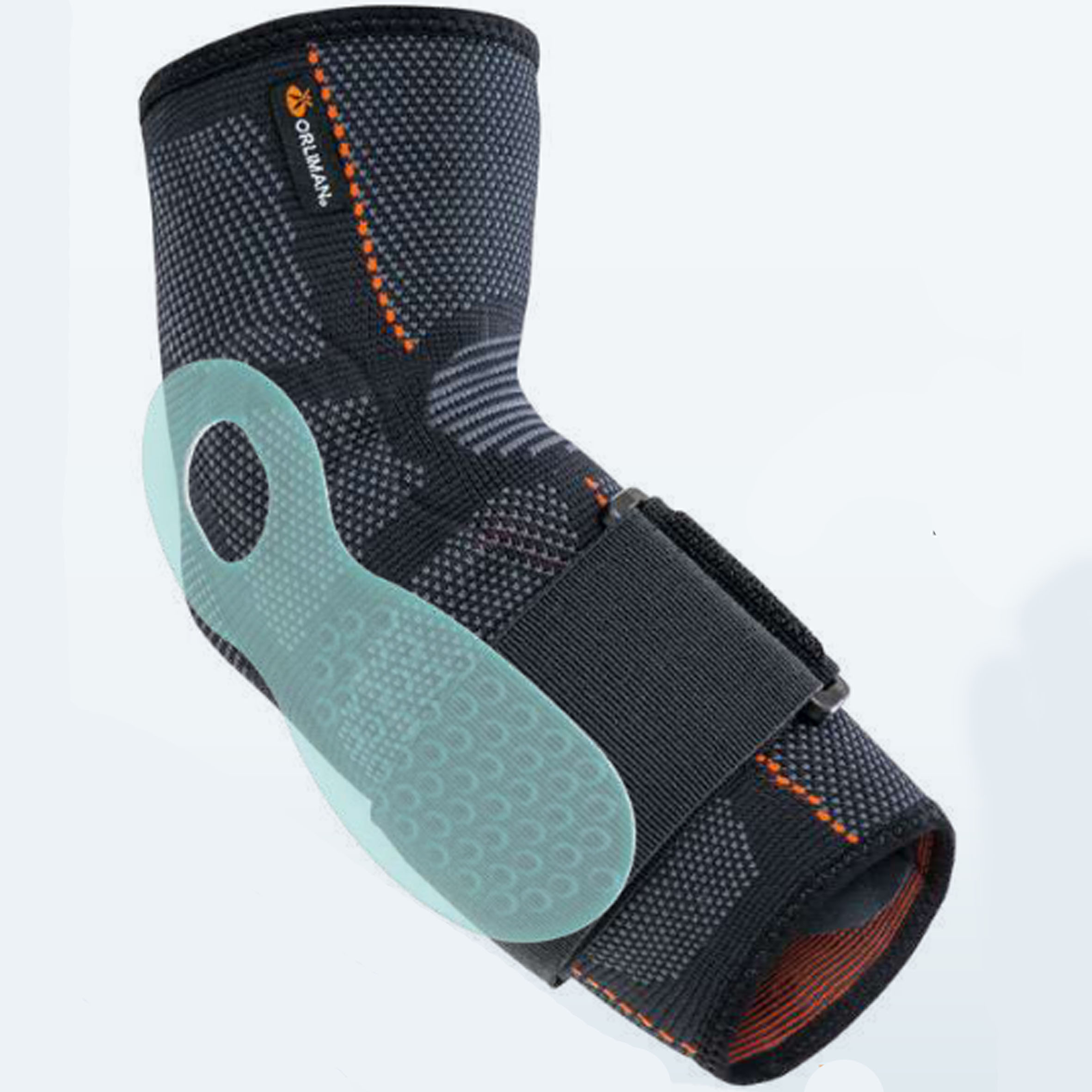 ORLIMAN THERAGO elasztikus könyökrögzítő szilikon betéttel