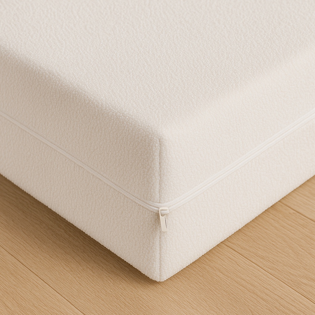 Vízhatlan cipzáros PVC / frottír matracvédő huzat