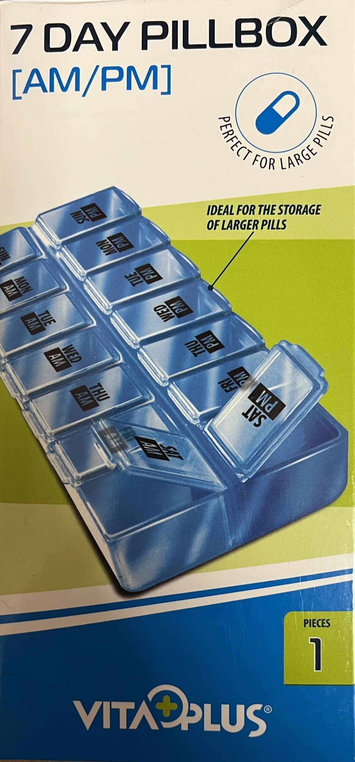 VITAPLUS heti gyógyszeradagoló – napi 2 rekessze