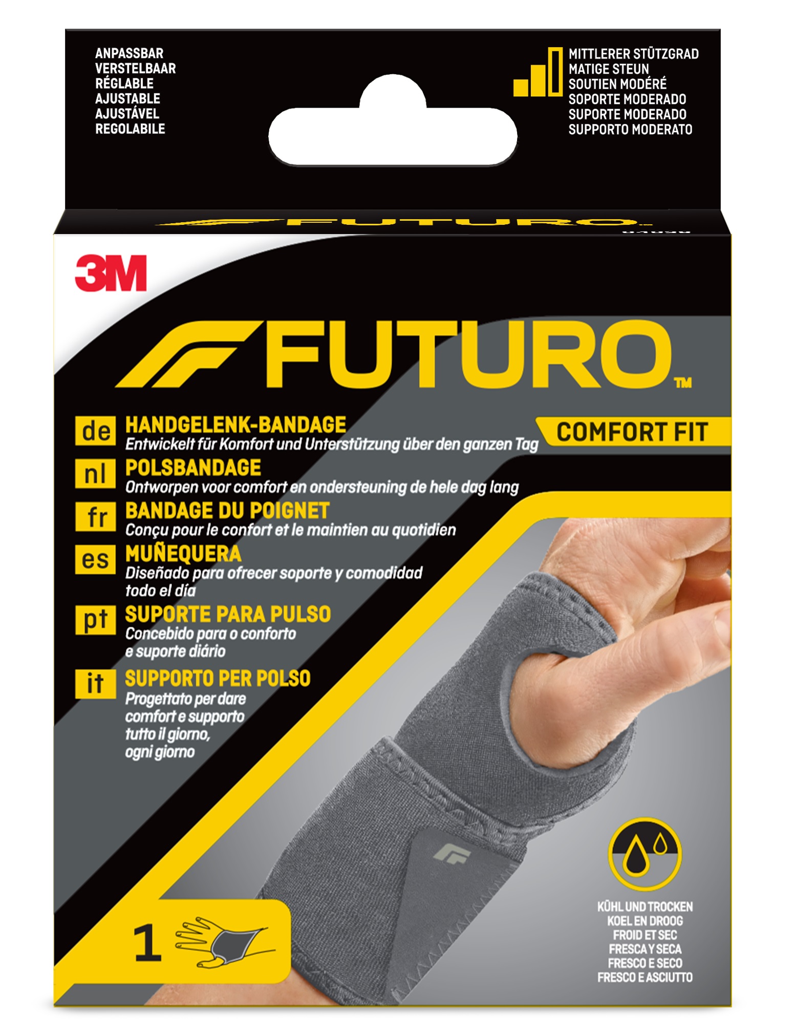 FUTURO™ Comfort Fit csuklórögzítő 04036 – állítható