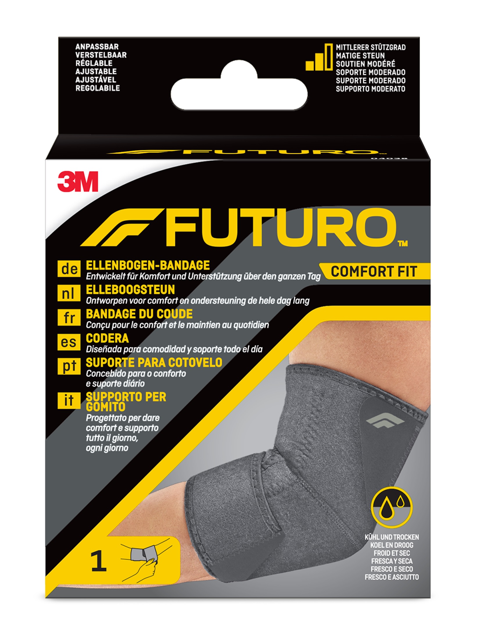 FUTURO™ Comfort Fit könyökrögzítő 04038 – állítható