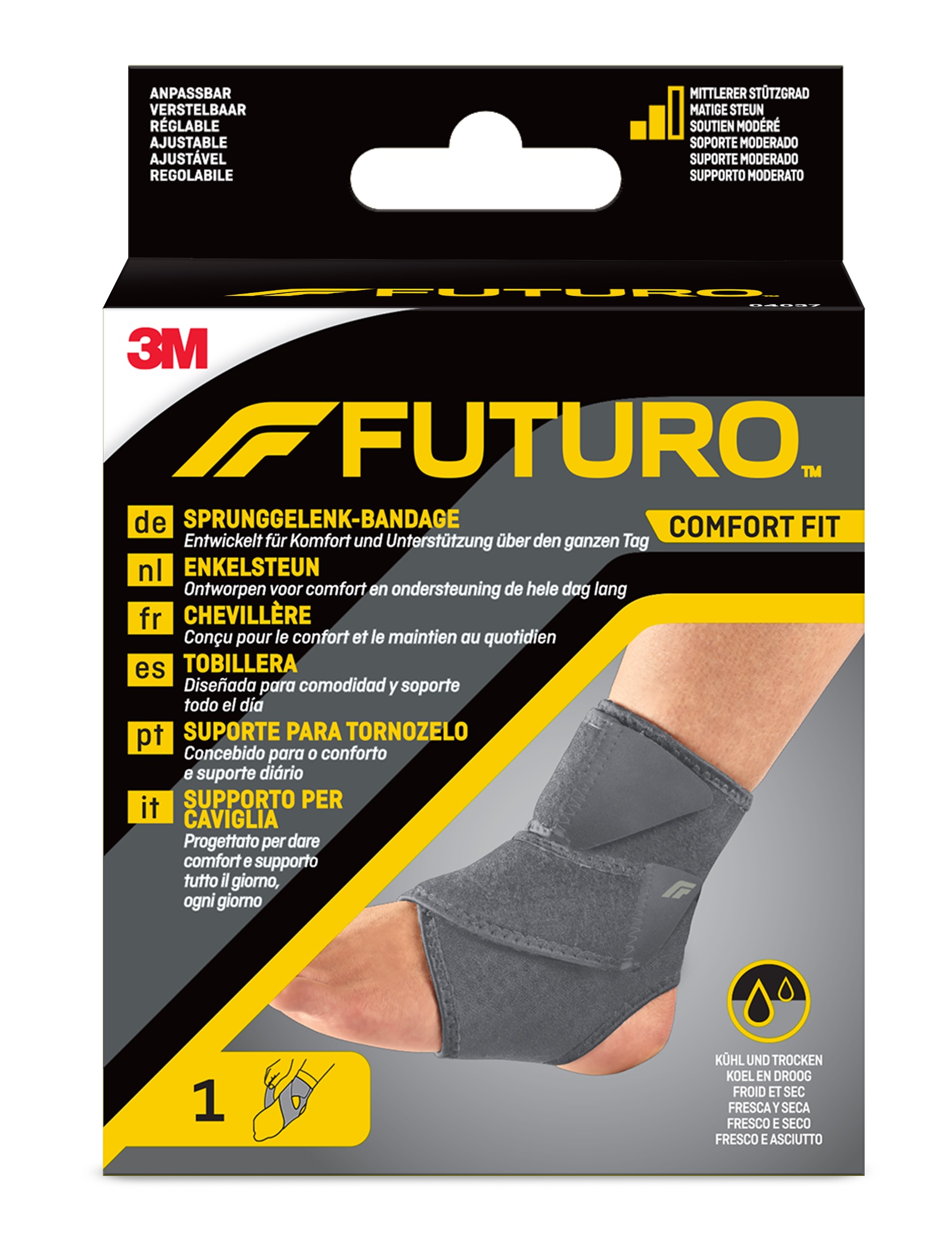 FUTURO™ Comfort Fit bokarögzítő 04037 – állítható